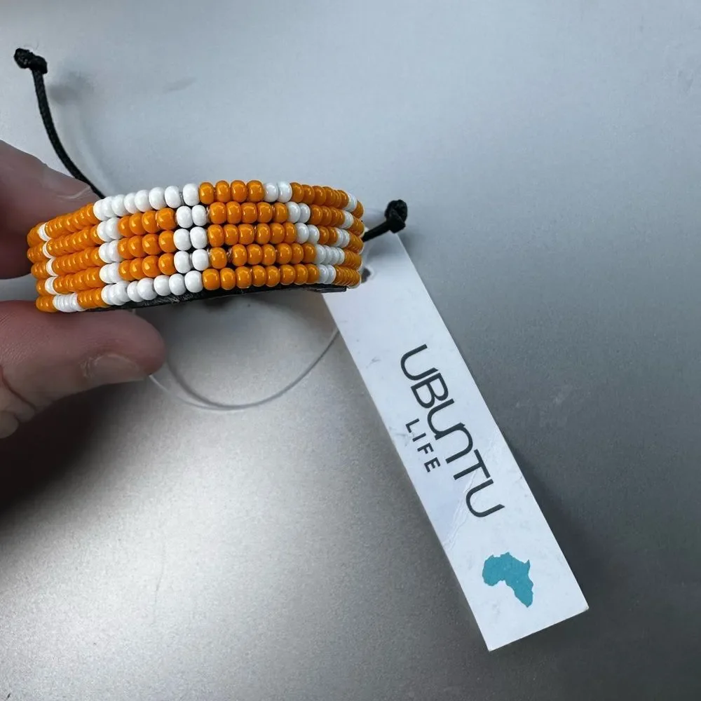 ❤️ NWT Ubuntu Life LOVE Bracelet • Adjustable, Handwoven, Beaded